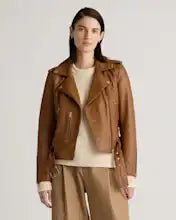 100% Leather Motorcycle Jacket – Distressed & Classic Biker Style in Premium Sheep Leather
