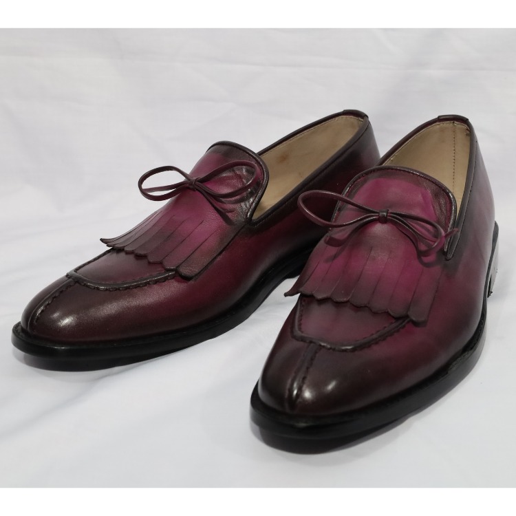 Oxblood Kiltie Loafers
