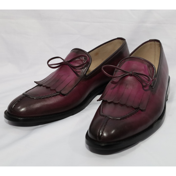 Oxblood Kiltie Loafers