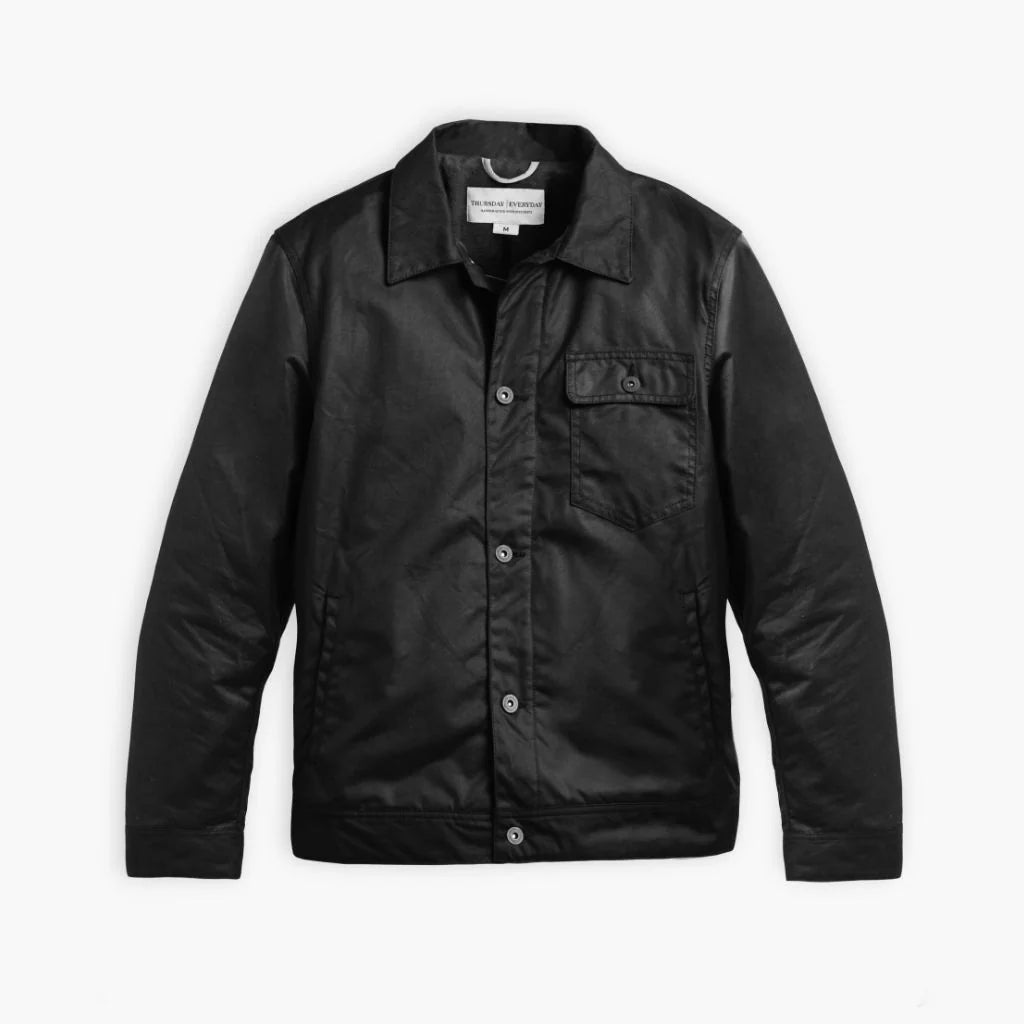 Men’s Waxed Canvas Field Jacket – Halley Stevensons Fabric, Handcrafted in Portugal