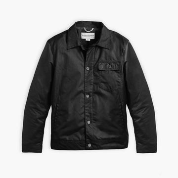 Men’s Waxed Canvas Field Jacket – Halley Stevensons Fabric, Handcrafted in Portugal