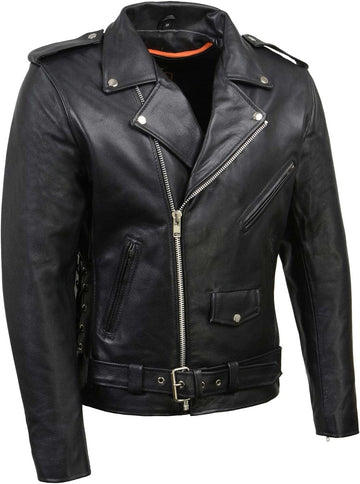 Classic Brando Motorcycle Jacket for Men