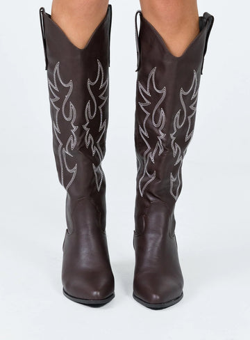 Billini urson boots chocolate / white